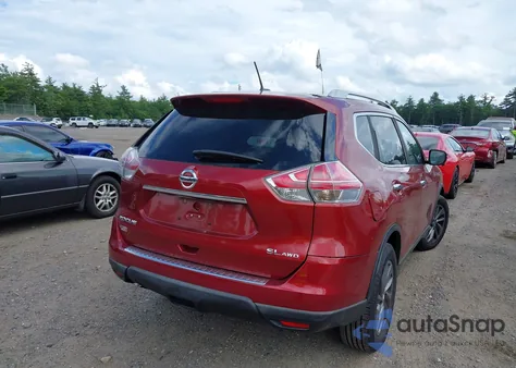 2016 Nissan Rogue Sl из США, поврежденный, VIN 5N1AT2MV7GC781133